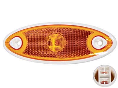 Hella LED ääretuli, 147×54 mm, kollane, 24 V