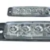 LED märgutuli, 122×27 mm, kollane, 12-24 V