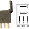 Hella mikrorelee, VASTUKSELLA, 12 V