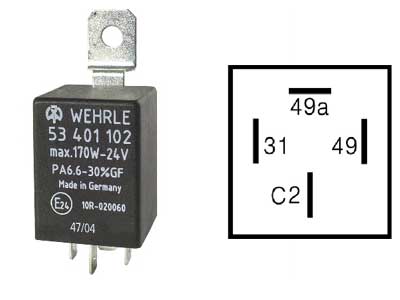 Suunarelee, 24 V, 53401102