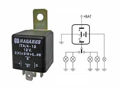 Suunarelee, 12 V, 54201136