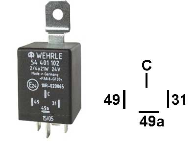 Suunarelee, 24 V, 54401102