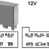Suunarelee, 12 V, 61207003