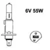 Autoline halogeenpirn H1, P14.5s, 6 V