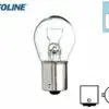 Autoline metallsokliga pirn paar, 21W (BA15s)