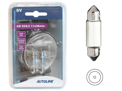 Autoline pulkpirn paar, 5W (SV8.5)