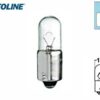 Autoline metallsokliga pirn, 4W (BA9s)