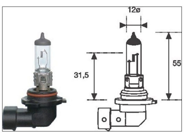 Magneti Marelli halogeenpirn HB4