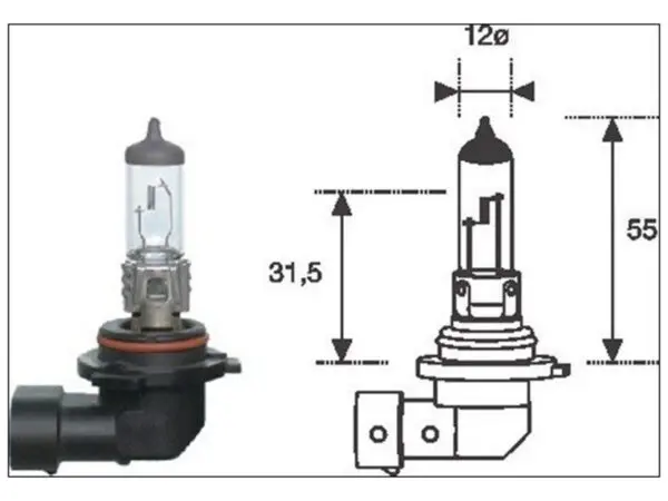 Magneti Marelli halogeenpirn HB4