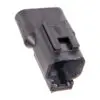 TE Connectivity deutsch pistiku korpus, must, DT04-2P-RT02