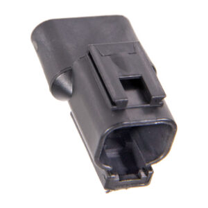 TE Connectivity deutsch pistiku korpus, must, DT04-2P-RT02