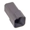 TE Connectivity deutsch pistiku korpus, must, DT04-6P-E004
