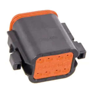 Deutsch pistik, must, DT06-08SA-CE10 2