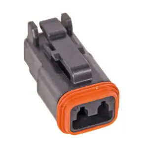 TE Connectivity deutsch pistik, must, DT06-2S-CE06