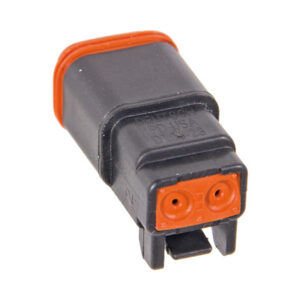 TE Connectivity deutsch pistik, must, DT06-2S-CE06 2