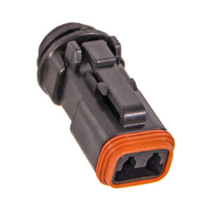 TE Connectivity deutsch pistik, must, DT06-2S-LC01