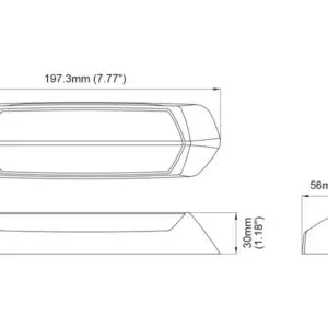 Axixtech LED märgu-/skenetuli, 1420 lm, sinine 3
