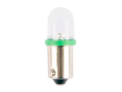 LED pirnipaar, T4W, roheline, 12 V