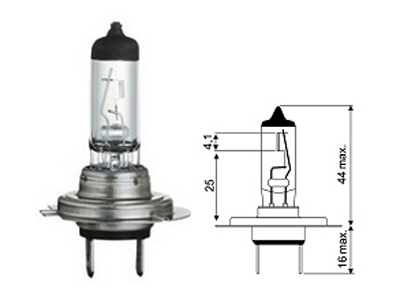 JAHN halogeenpirn H7, PX26d, 24 V
