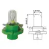 Plastsokliga pirn, 1.2W (BAX8.4D)