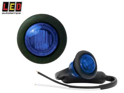 LED Autolamps LED ääretuli, 3 cm, sinine