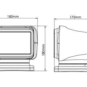 LED otsingutuli, 50 W 3