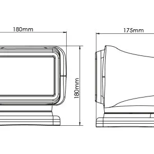 LED otsingutuli, 50 W 3