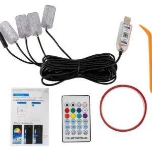 LED RGB sisetulekomplekt, 1609-60626 2