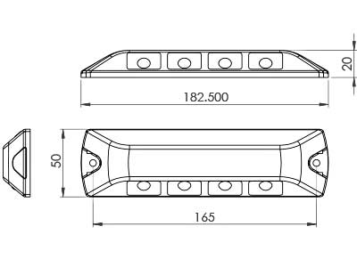 LED töötuli, 12.3 W 4