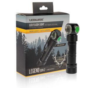 Ledwise otsmikulamp, taaslaetav, ø 29 x 109mm