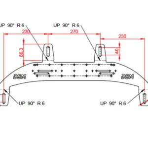 Lisatule raam, 790 x 160mm 6