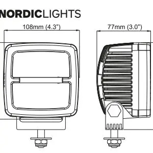 Nordic Lights LED töötuli, 23 W 3