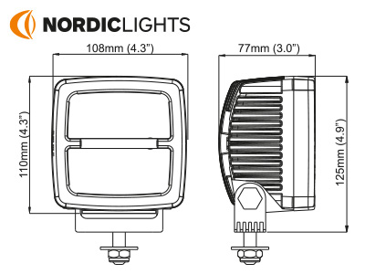 Nordic Lights LED töötuli, 23 W 3