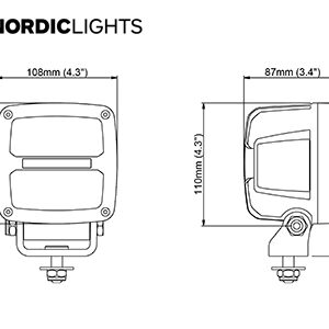 Nordic Lights LED-töötuli - lai valgusvihk 2