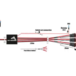 Optibeam juhtmestik, DT, SET 10