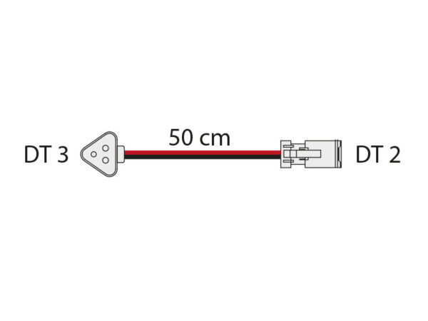 Optibeam juhtmestiku komplekt, 500 mm, DT