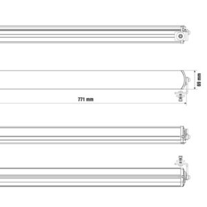 Optibeam Super Captain Dual 800 Rally Edition, 77 cm 6