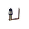 Strands bar/rod bracket angled