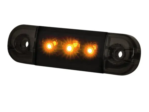 Strands Dark Knight Slim 3 LED ääretuli, 8 cm, kollane