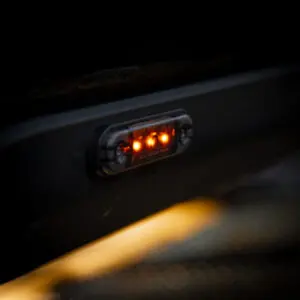 Strands Dark Knight Slim 3 LED ääretuli, 8 cm, kollane 3