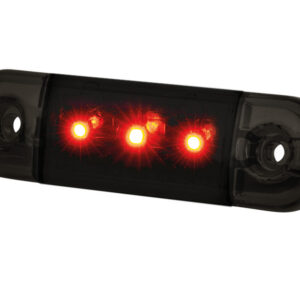 Strands Dark Knight Slim 3 LED ääretuli, 8 cm, punane 2
