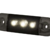 Strands Dark Knight Slim 3 LED ääretuli, 8 cm, valge