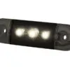 Strands Dark Knight Slim 3 LED ääretuli, 8 cm, valge