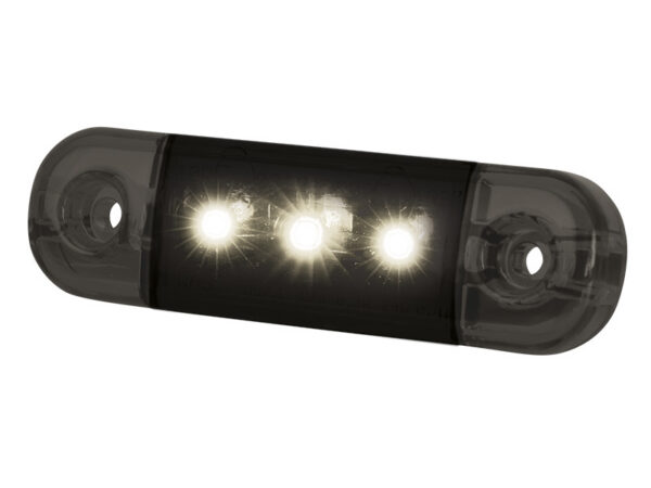 Strands Dark Knight Slim 3 LED ääretuli, 8 cm, valge