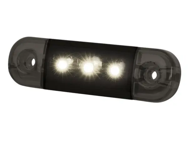 Strands Dark Knight Slim 3 LED ääretuli, 8 cm, valge