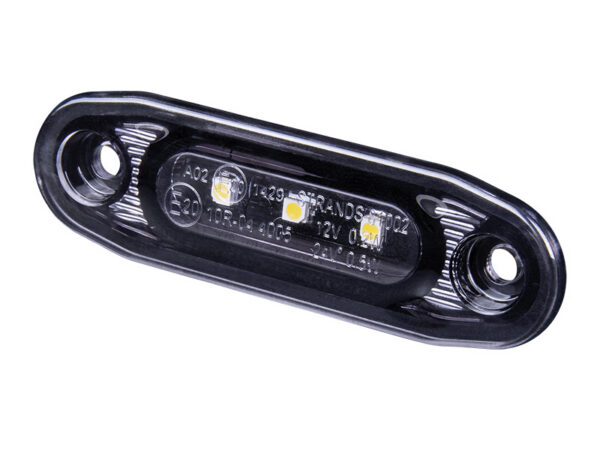 Strands Dark Knight Ultra Slim LED ääretuli, punane, 8 cm