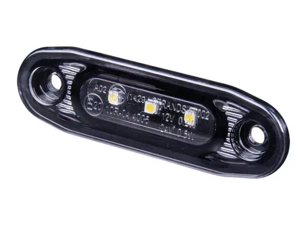 Strands Dark Knight Ultra Slim LED ääretuli, punane, 8 cm
