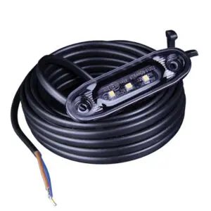 Strands Dark Knight Ultra Slim LED ääretuli, punane, 8 cm 5