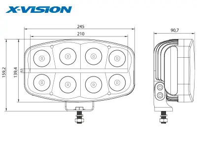 X-Vision Quadrator LED 2