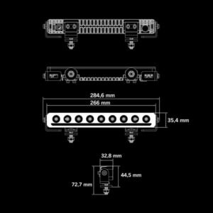 Strands Nuuk D-Line LED Bar, 27 cm 3